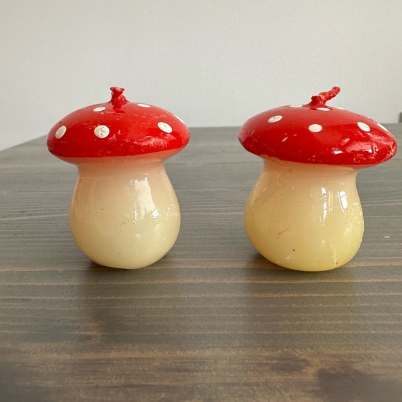 2 x vintage mushroom candle - Picture 7 of 14